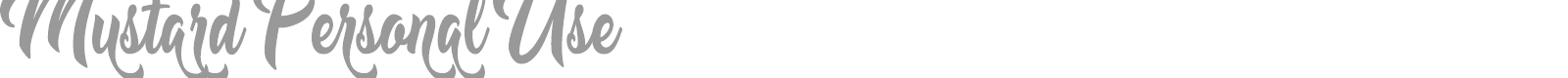 Mustard font preview